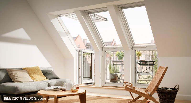 Dachsanierung mit VELUX-Dachfenstern